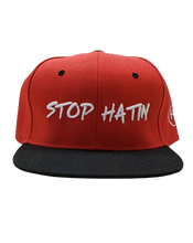 Load image into Gallery viewer, Stop Hatin Signature H logo on Side SnapBack Hat