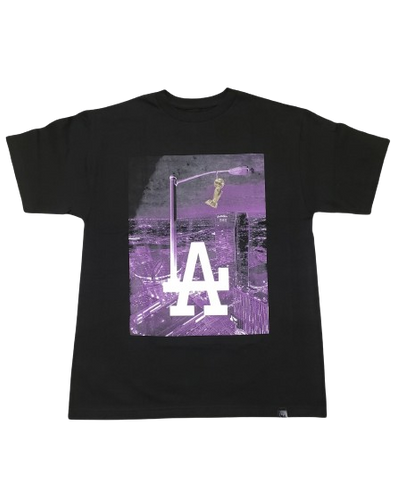 Night Life Downtown LA LightPole City Of Champions T-Shirt