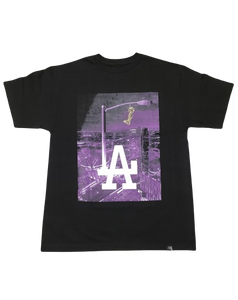 Night Life Downtown LA LightPole City Of Champions T-Shirt