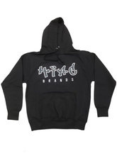 Load image into Gallery viewer, Hiac Brands Signature Logo Black Hoodie