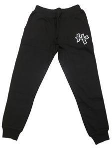 Hiac Brands Signature White Outline H Draw String Sweat Pants